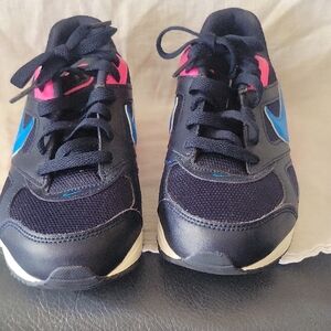 Kids Black and Blue Sneakers